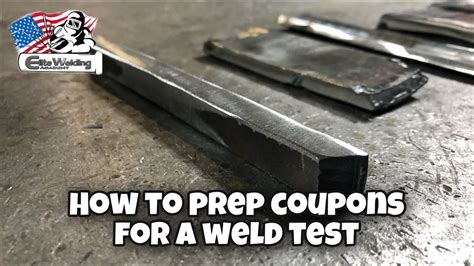 welding plate coupons